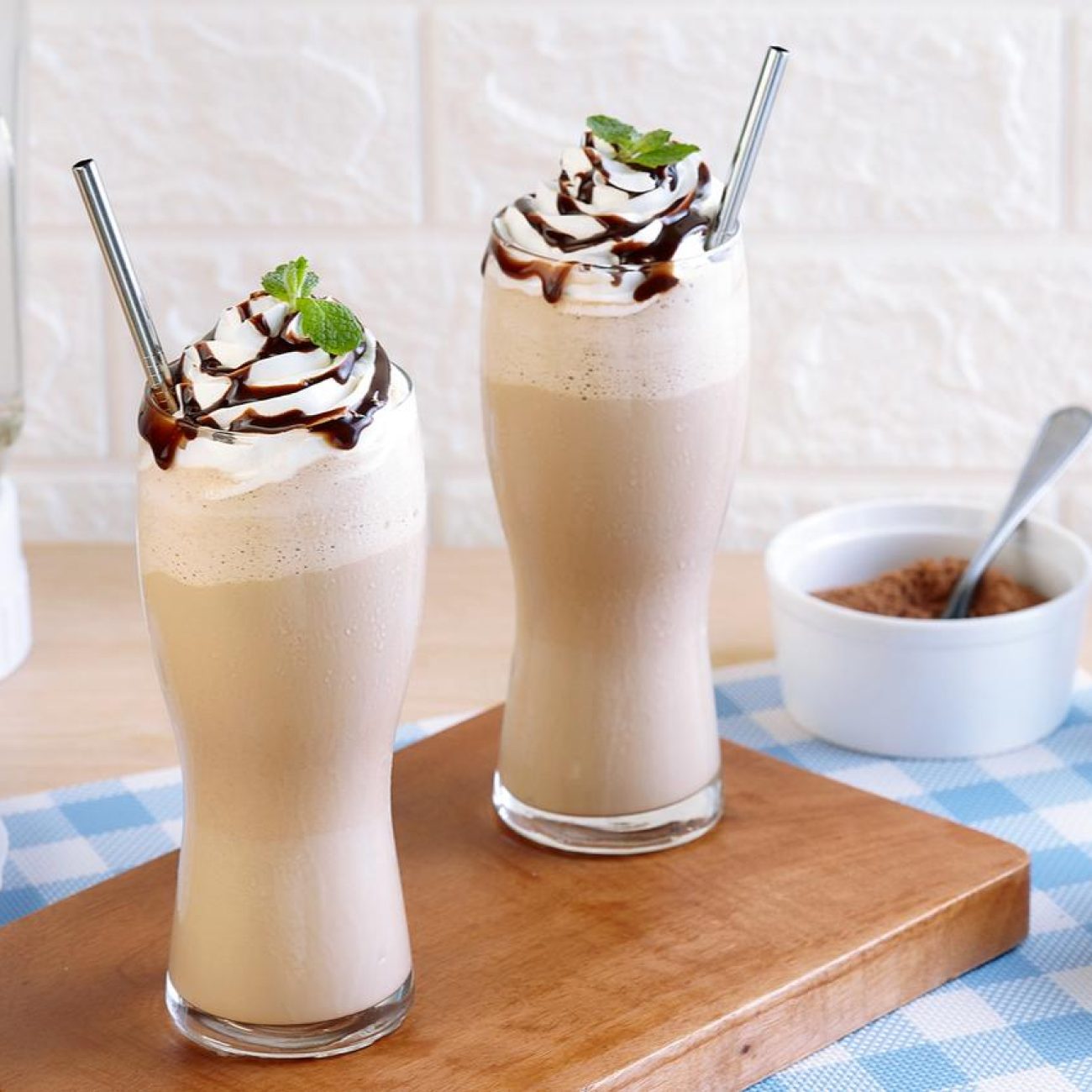 Chocolate Mint Coffee Float