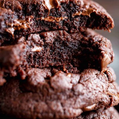 Chocolate Nut Brownie Cookies