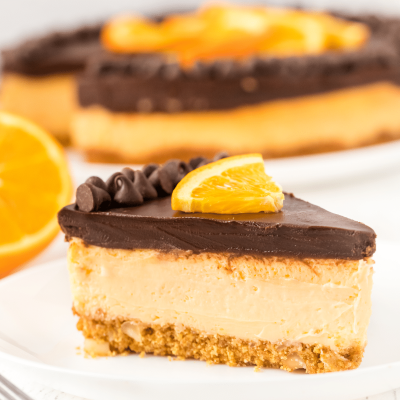 Chocolate Orange Cheesecake With