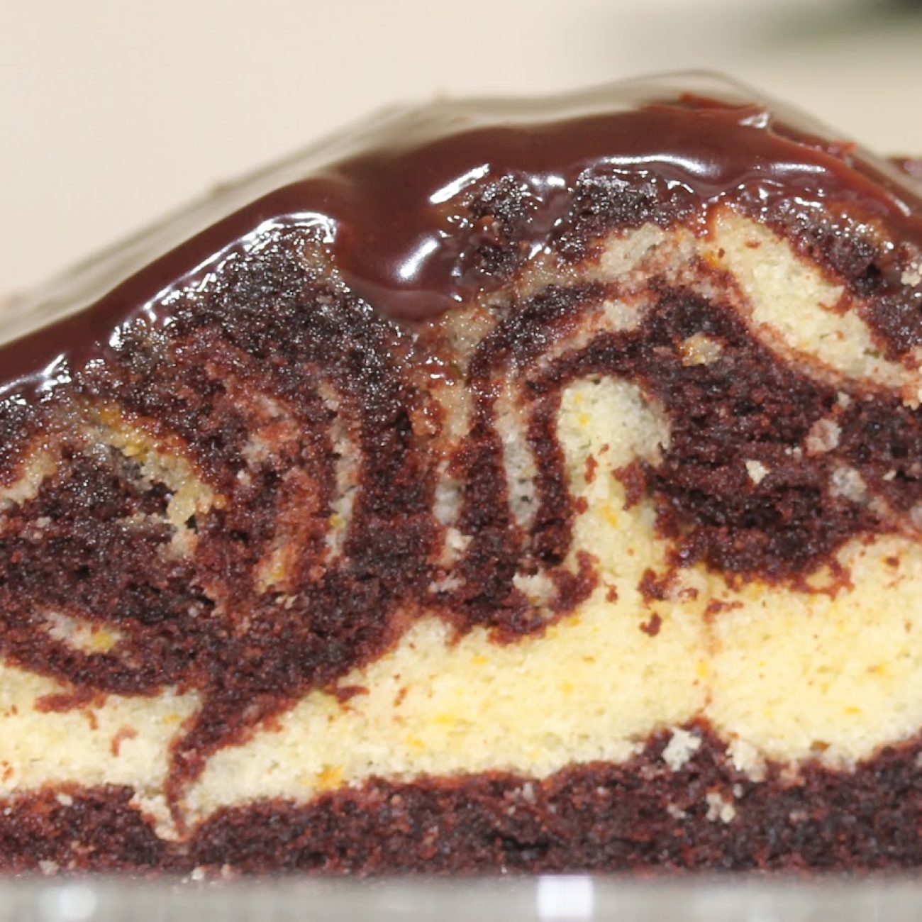 Chocolate & Orange Marble Cake