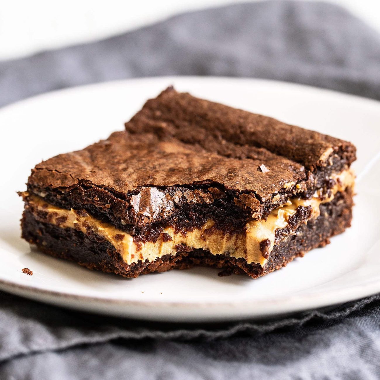 Chocolate – Peanut Butter Brownies