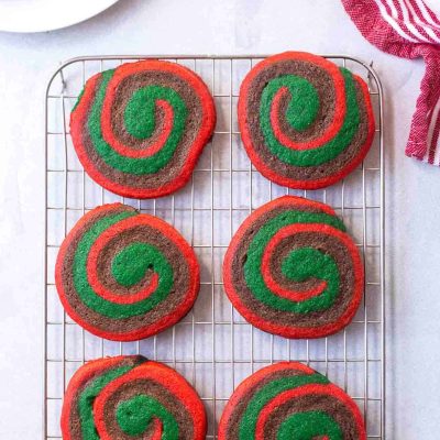 Chocolate Peppermint Pinwheel