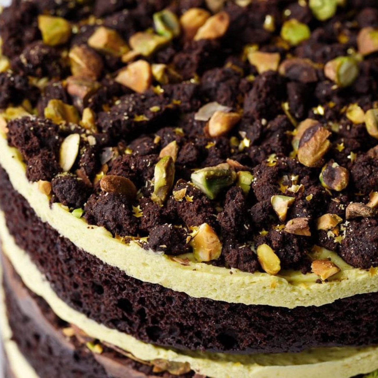 Chocolate Pistachio Cake