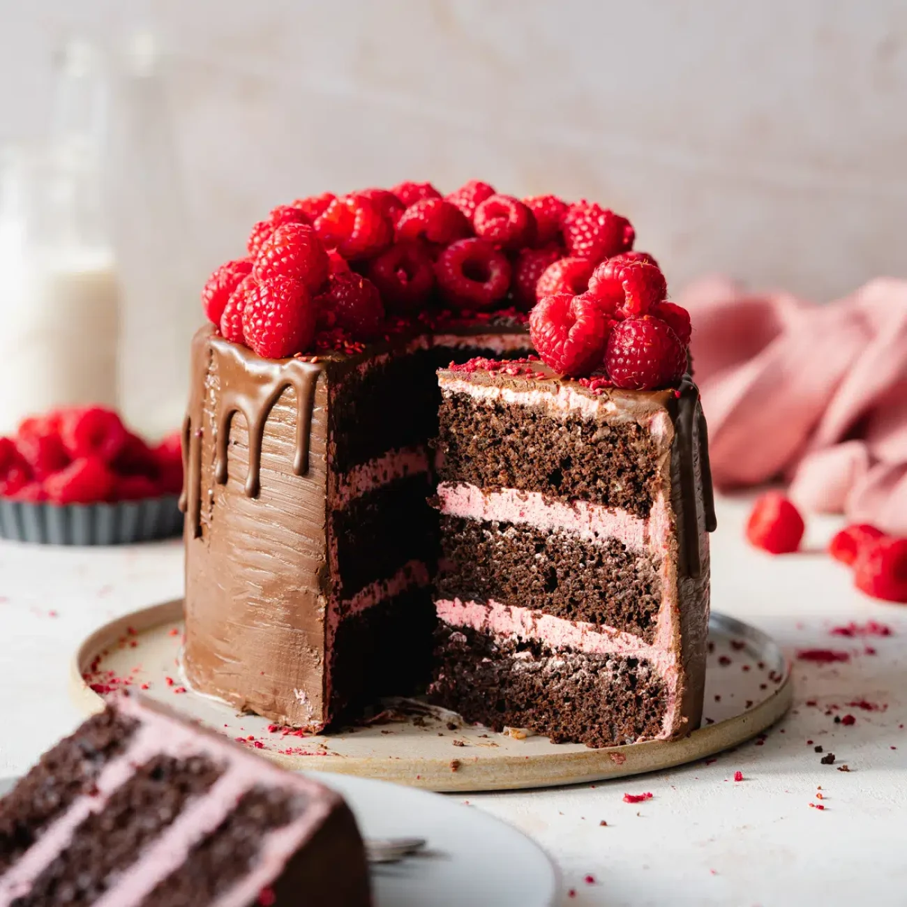 Chocolate Raspberry Torte