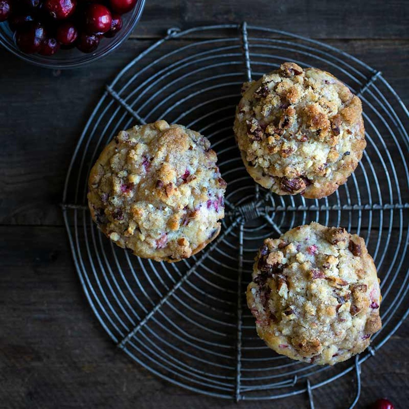 Chocolate Streusel Pecan Muffins