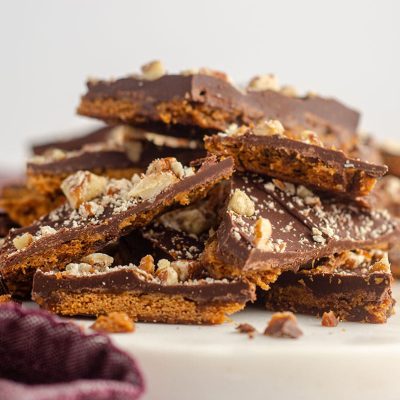 Chocolate Toffee Graham Bars