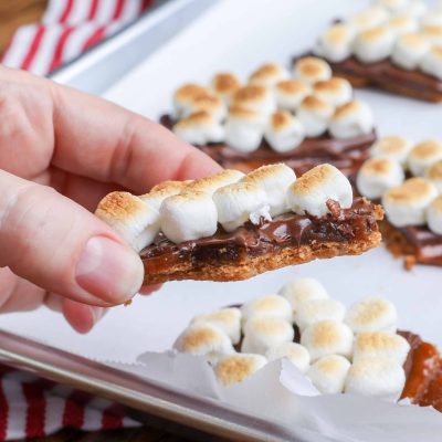 Chocolate Toffee Graham Treats