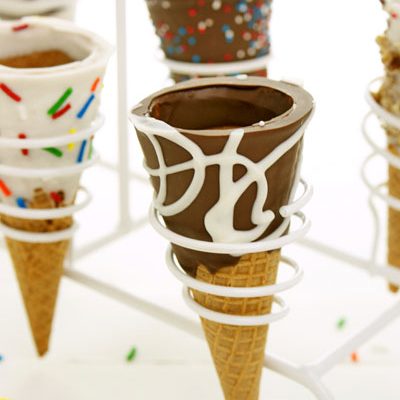 Chocolate Waffle Cones Or Bowls