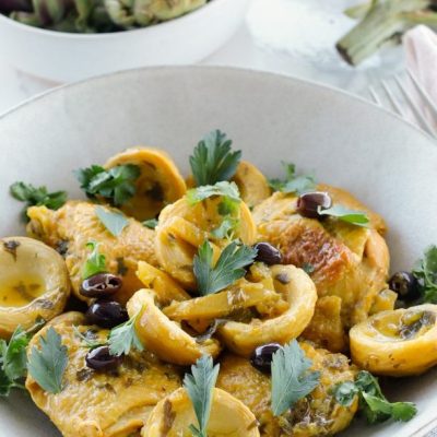 Chopped Artichoke And Preserved Lemon