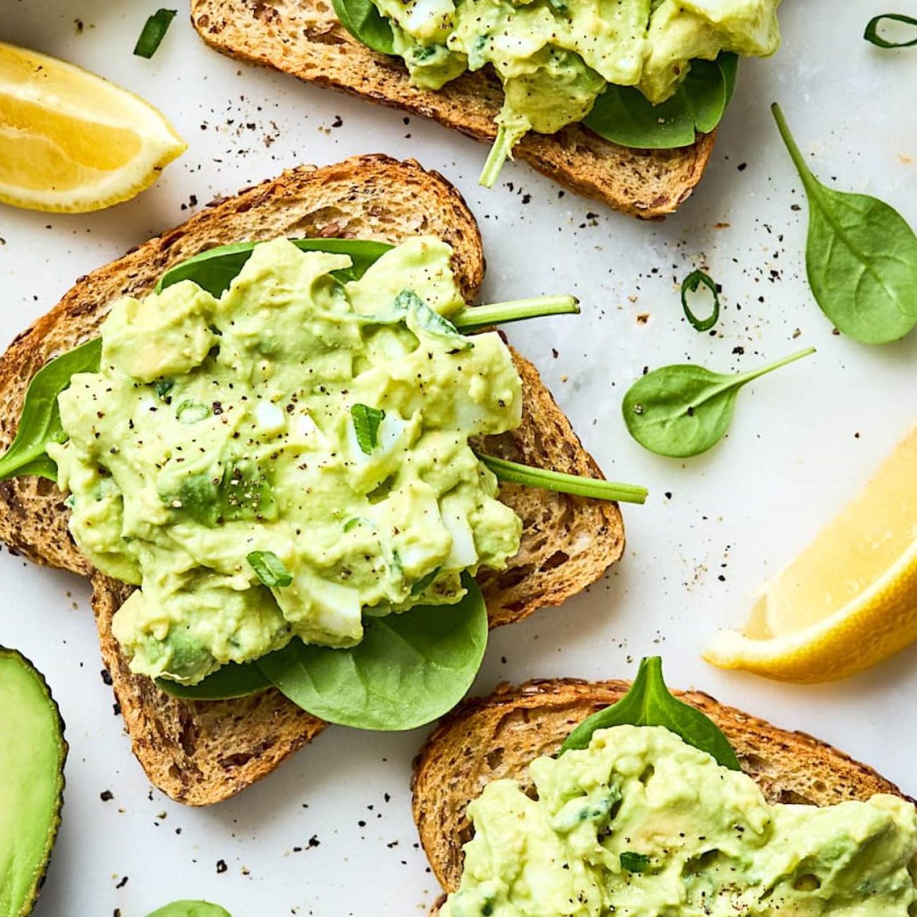 Chopped Egg And Avocado Sandwich