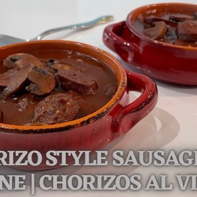 Chorizo Al Vino Chorizo In Red Wine