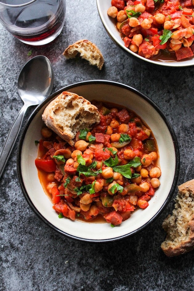 Chorizo And Garbanzos