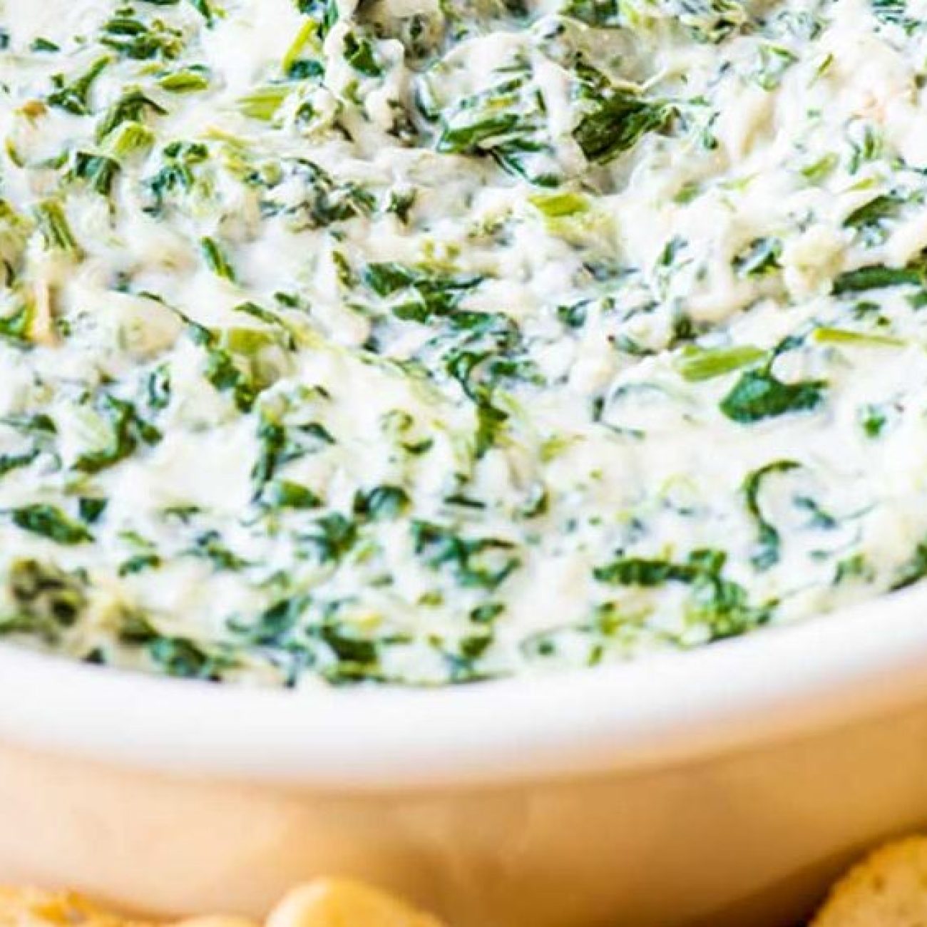 Chunky Fresh Spinach Dip