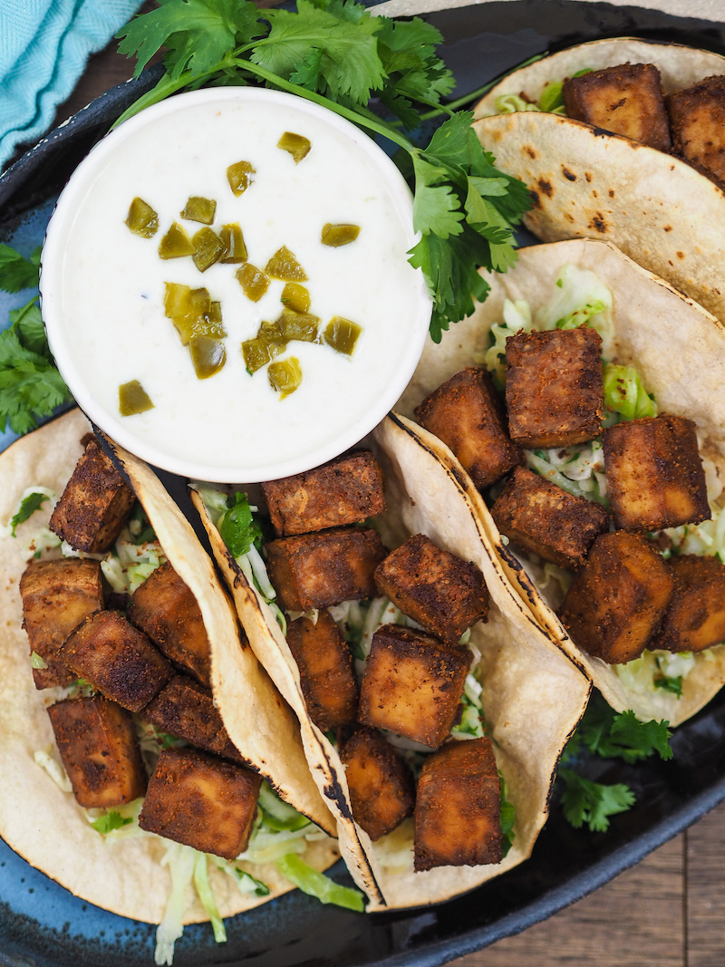 Cilantro Lime Grilled Tofu