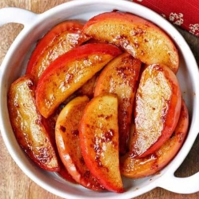 Cinnamon Raisin Stuffed Apple Rings