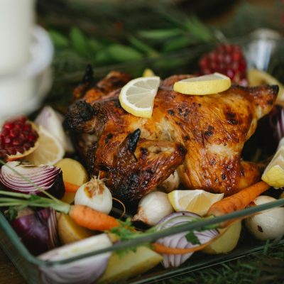 Cinnamon- Roasted Chicken With Harissa