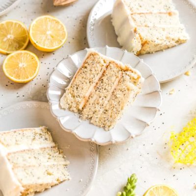 Citrus Coconut Cake With Poppyseeds