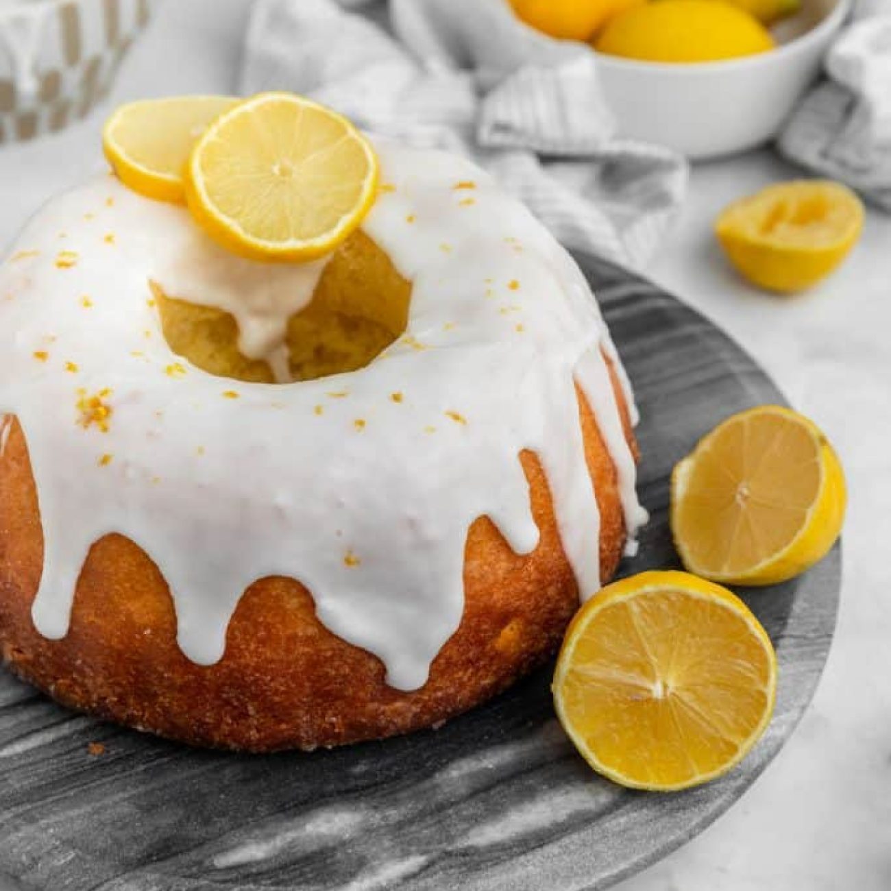 Citrus Glazed Lemon Bundt Cake