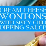 Clam Wonton Triangles With Dipping Sauce