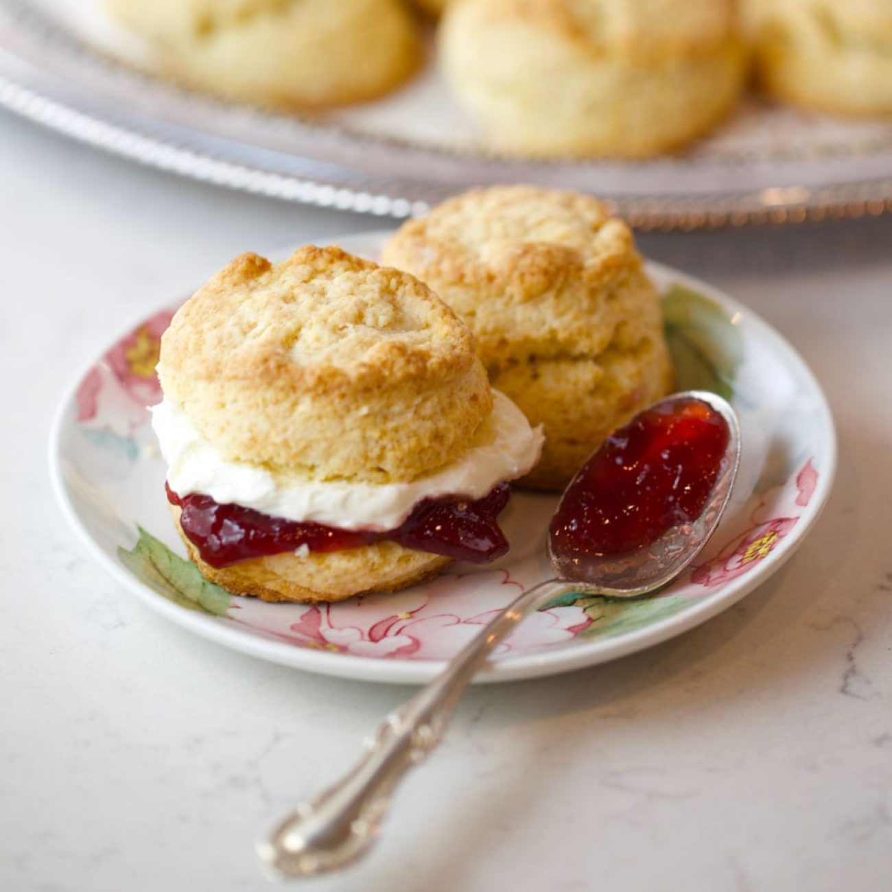 Classic Devonshire Cream Tea with Homemade Strawberry Jam