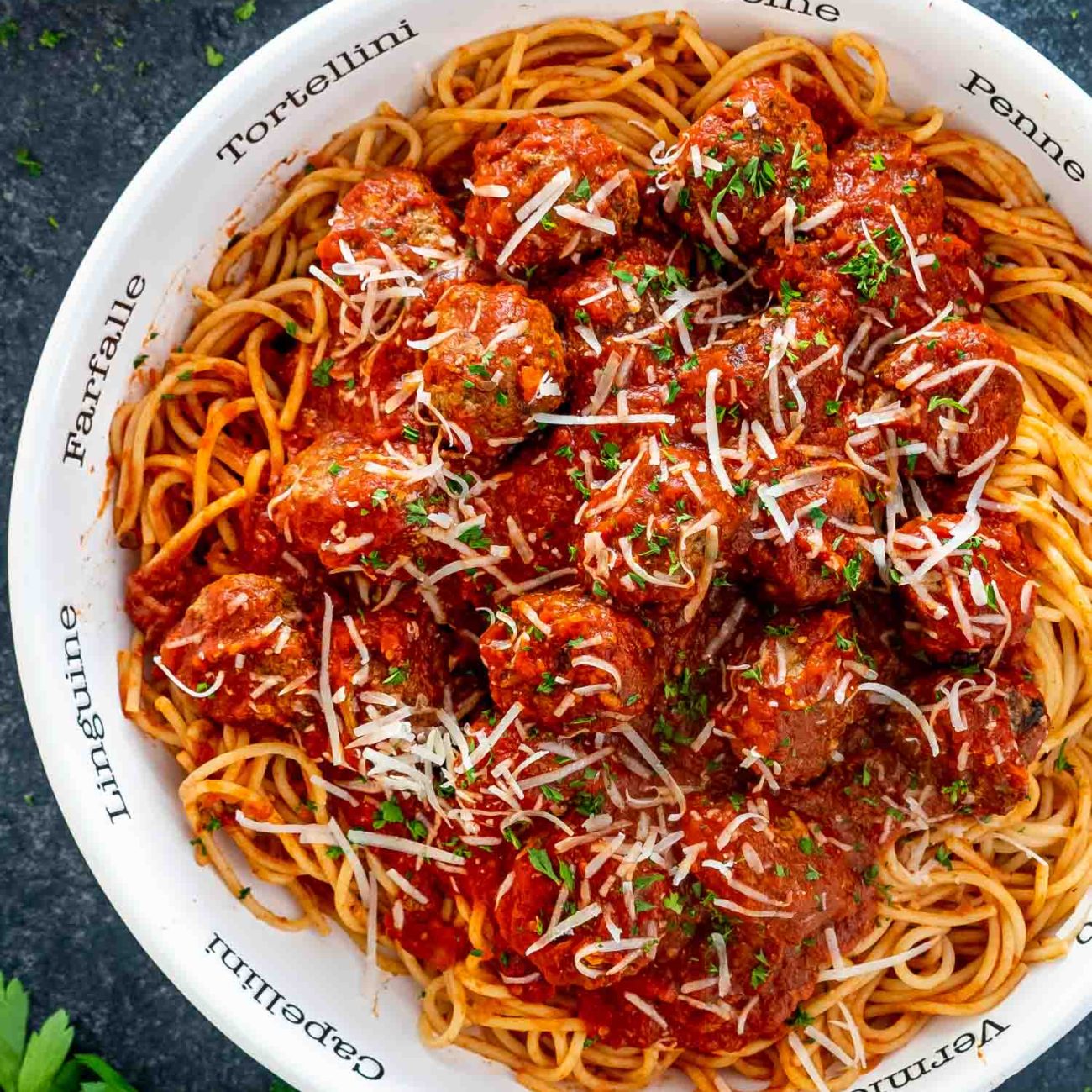 Classic Homemade Meatball Marinara Spaghetti Recipe