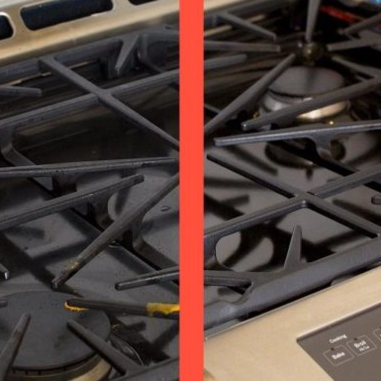 Clean Your Gas Cook Top Burner Grates