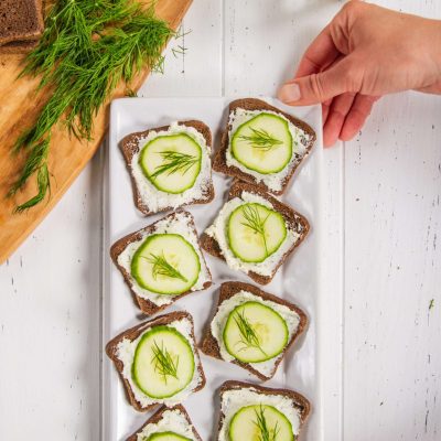 Cocktail Rye Pizza Appetizers