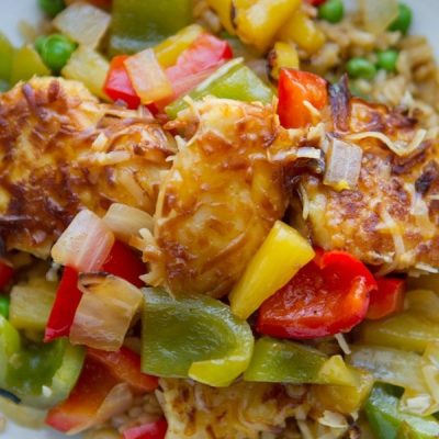 Coconut Chicken And Pineapple