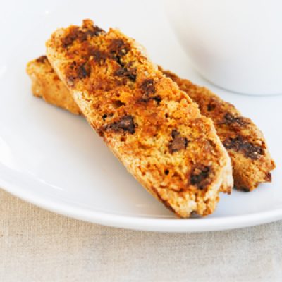 Coconut Chocolate Biscotti