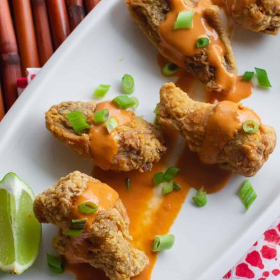 Coconut Curried Chicken Wings