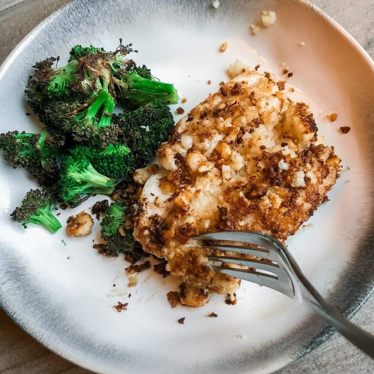 Coconut Macadamia Nut- Crusted Mahi