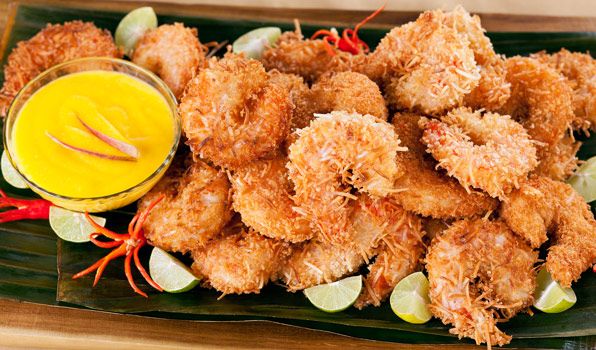 Coconut Shrimp With Tamarind Ginger Sauce