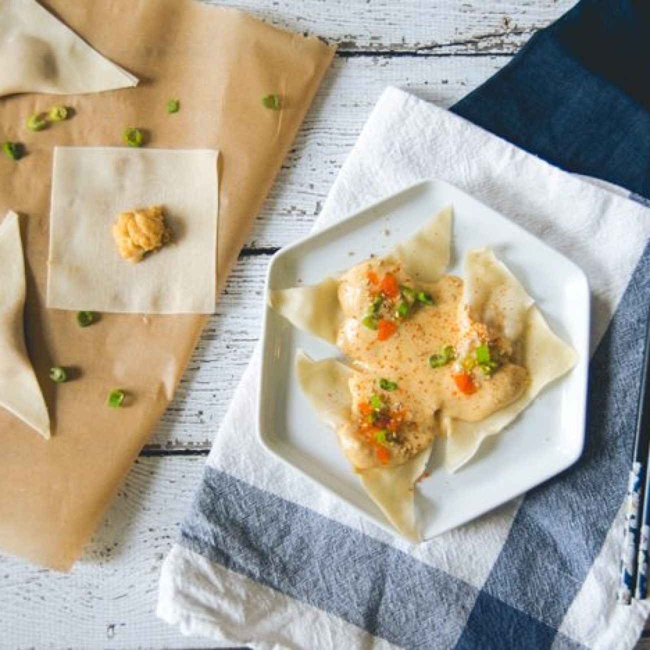 Coconut Shrimp Wontons