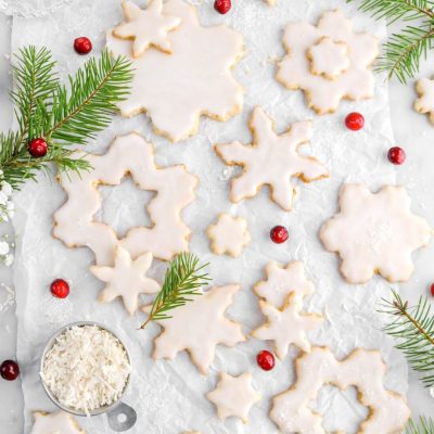 Coconut Snowflake Cookies