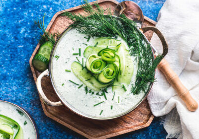 Cold Cream Of Cucumber Soup