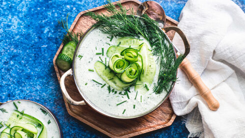 Cold Cream Of Cucumber Soup