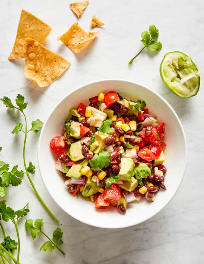 Colorful Black Bean And Crab Salad