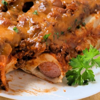 Coney Island Chili Dog Casserole