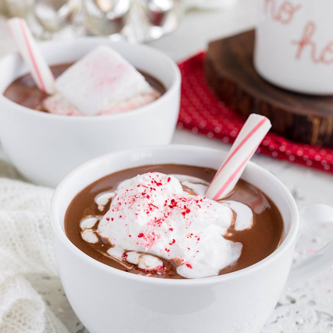 Cool Mint Hot Chocolate