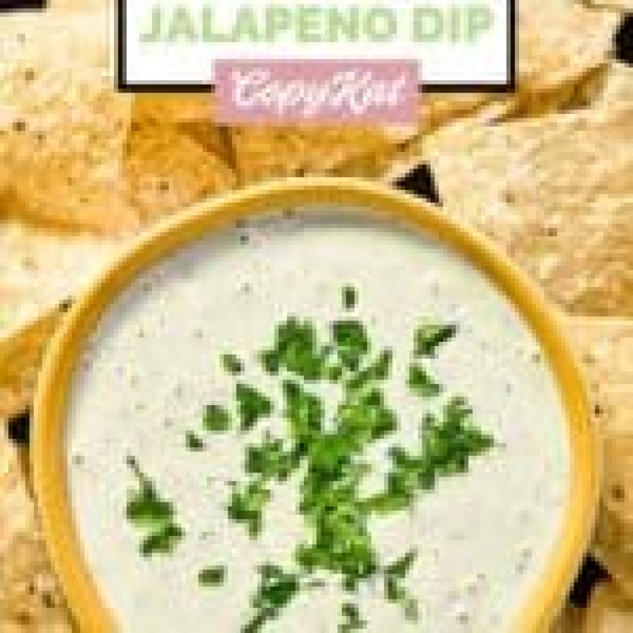 Copycat Chuys Creamy Jalapeno Dip