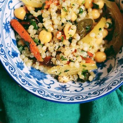 Coriander Chickpea And Couscous Salad