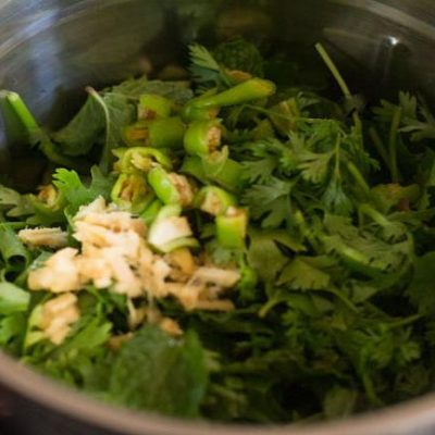 Coriander, Mint And Green Chilli Butter