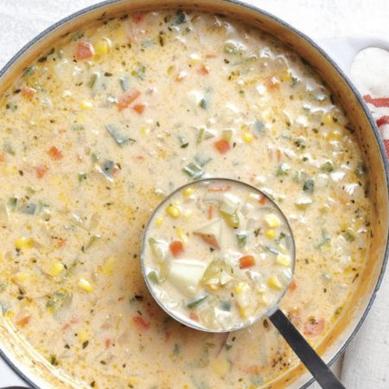 Corn And Poblano Chowder