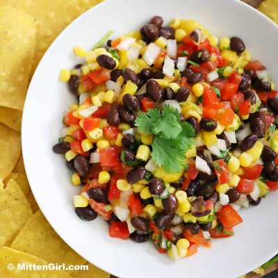 Corn &Amp; Black Bean &Amp; Mango Salsa