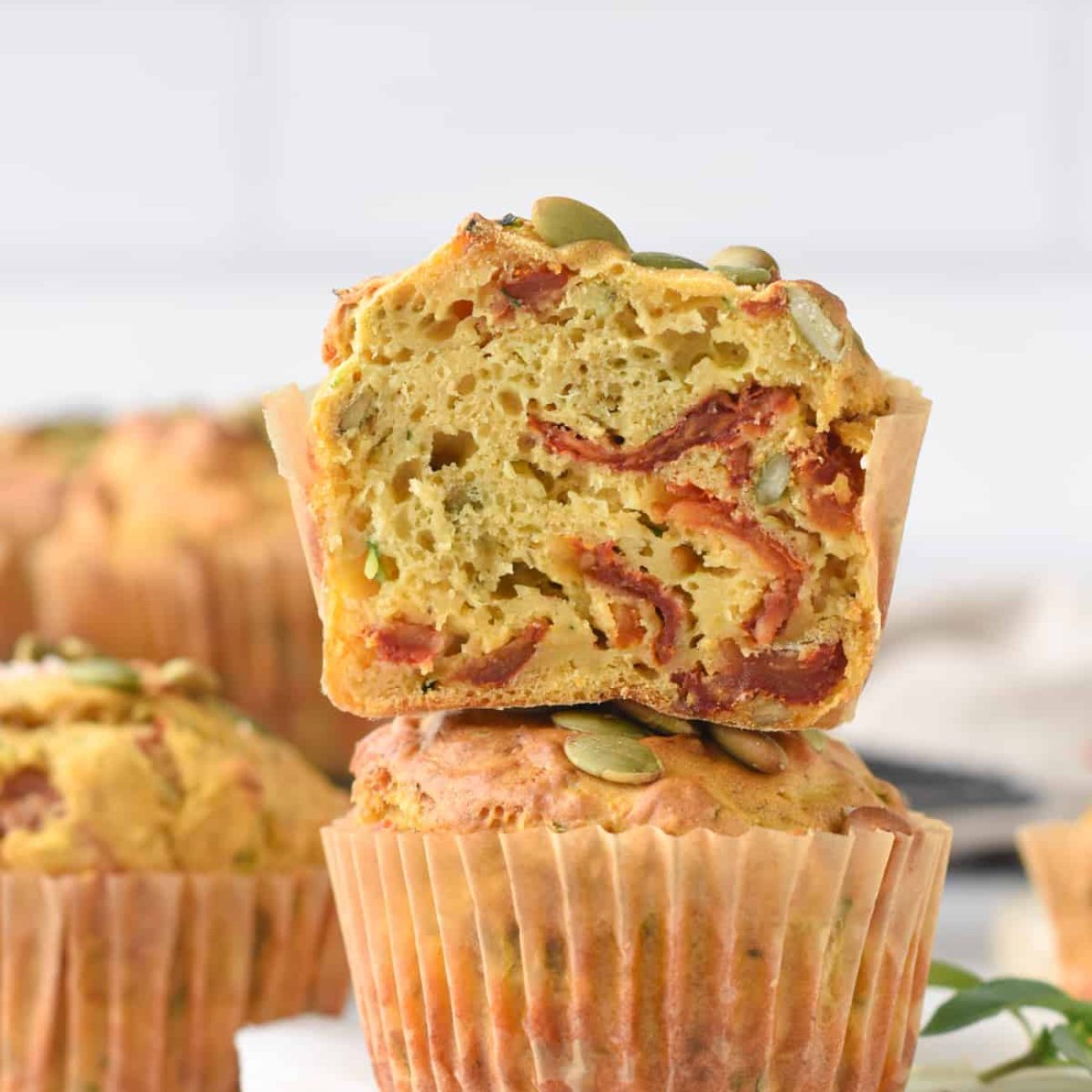 Corn, Cheddar, And Sun Dried Tomato Muffins