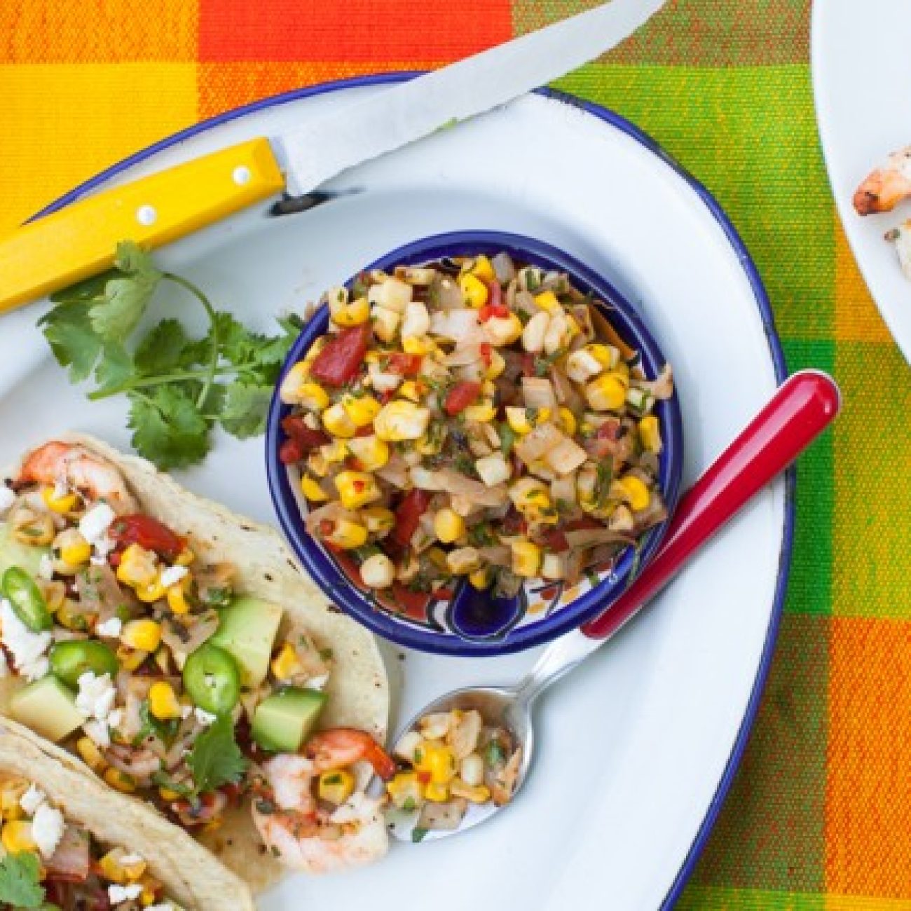 Corn Shrimp Salsa