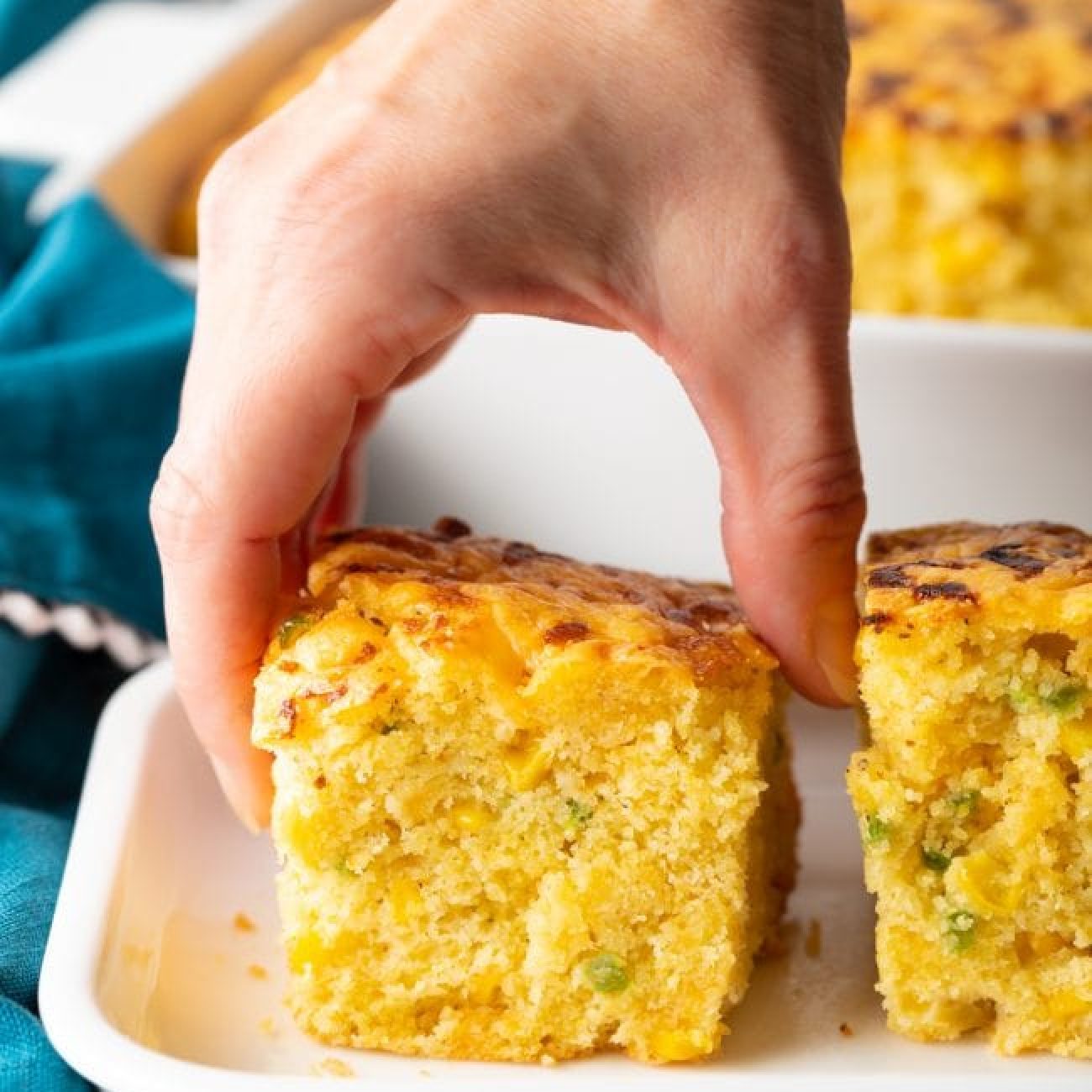 Cornbread With Jalapeno And Cheddar Cheese