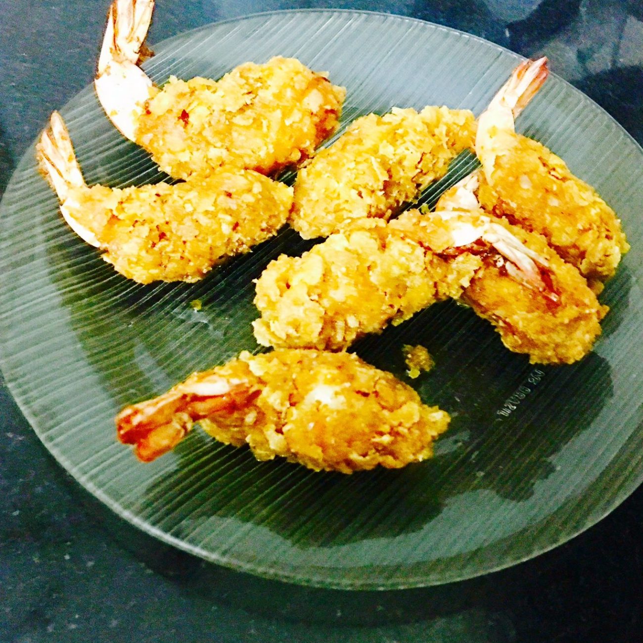 Cornflake- Crumbed Fish With Spinach