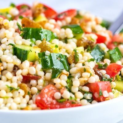 Couscous Salad With Broccoli And Raisins