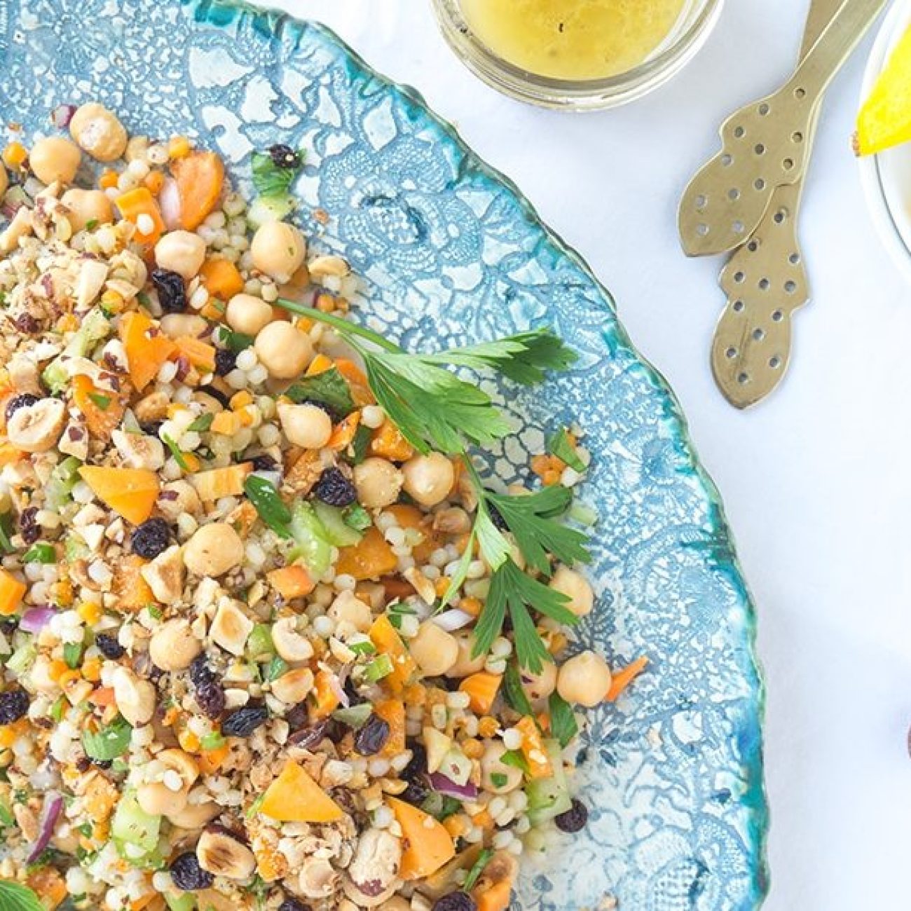 Couscous With Dried Apricots, Currants, And